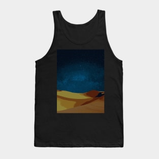 Starry night in the desert - Landscape Tank Top